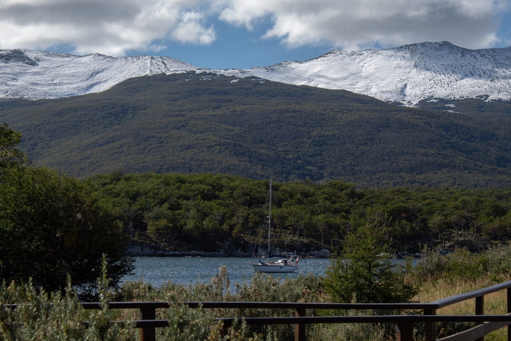 Vista desde pasarela Lapataia