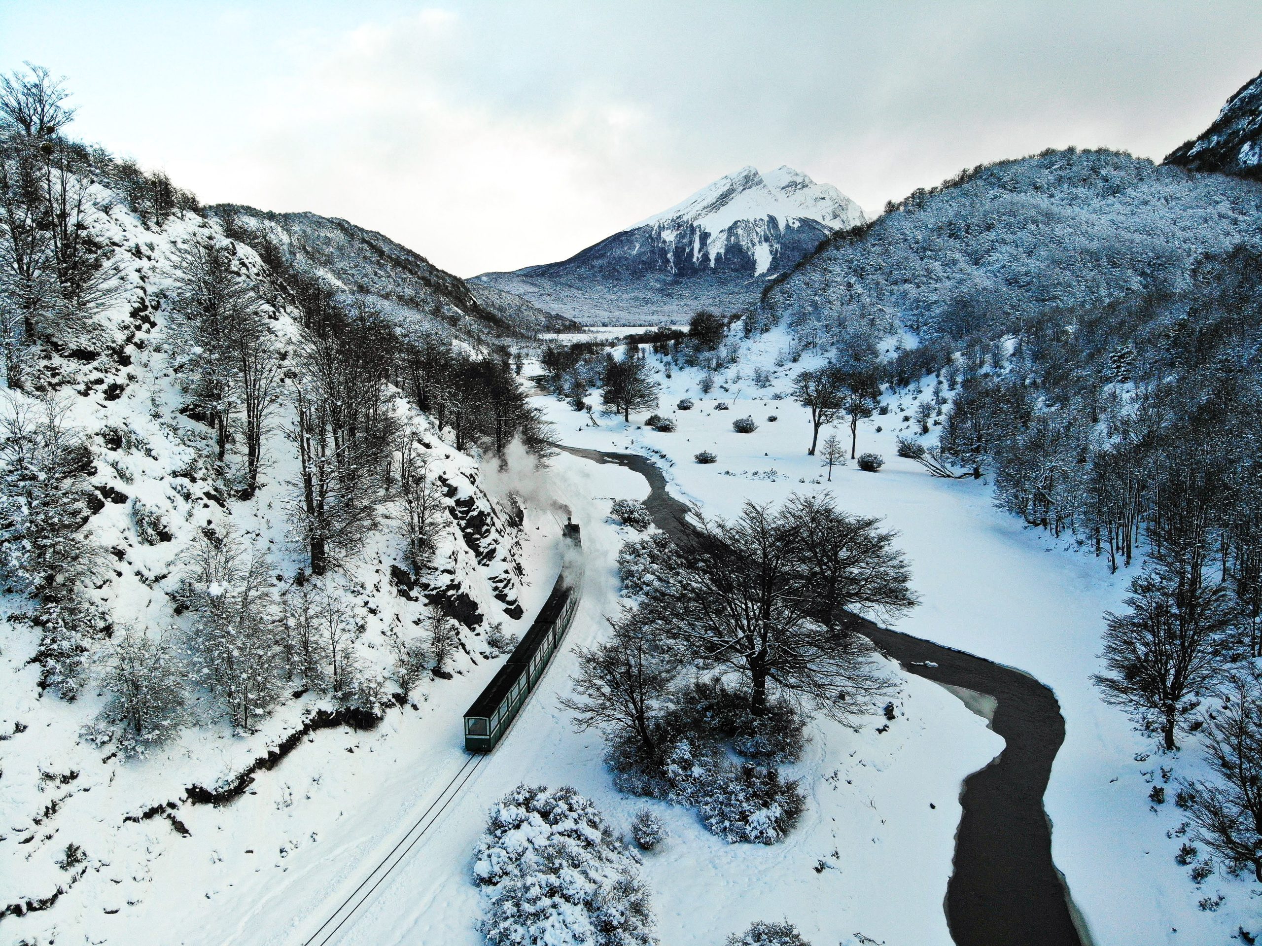 Parque Nacional Tierra del Fuego en invierno (Tren del Fin del Mundo)