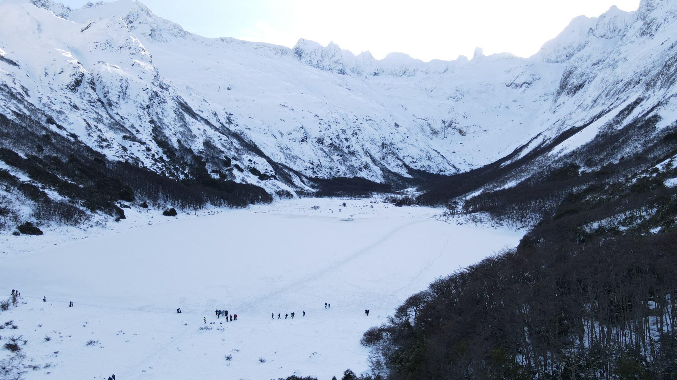 Winter trek to Emerald Lagoon